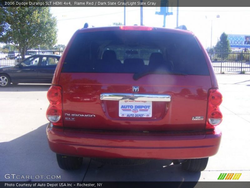 Flame Red / Dark Slate Gray/Light Slate Gray 2006 Dodge Durango SLT HEMI 4x4