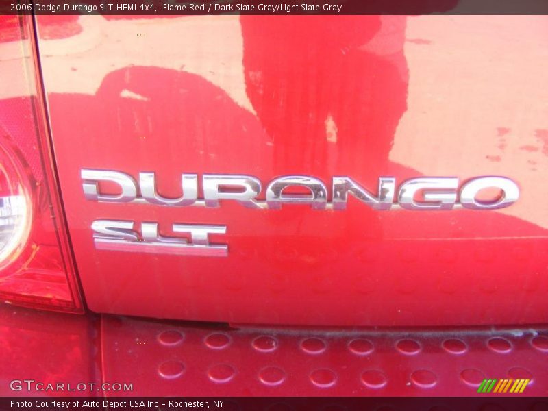 Flame Red / Dark Slate Gray/Light Slate Gray 2006 Dodge Durango SLT HEMI 4x4