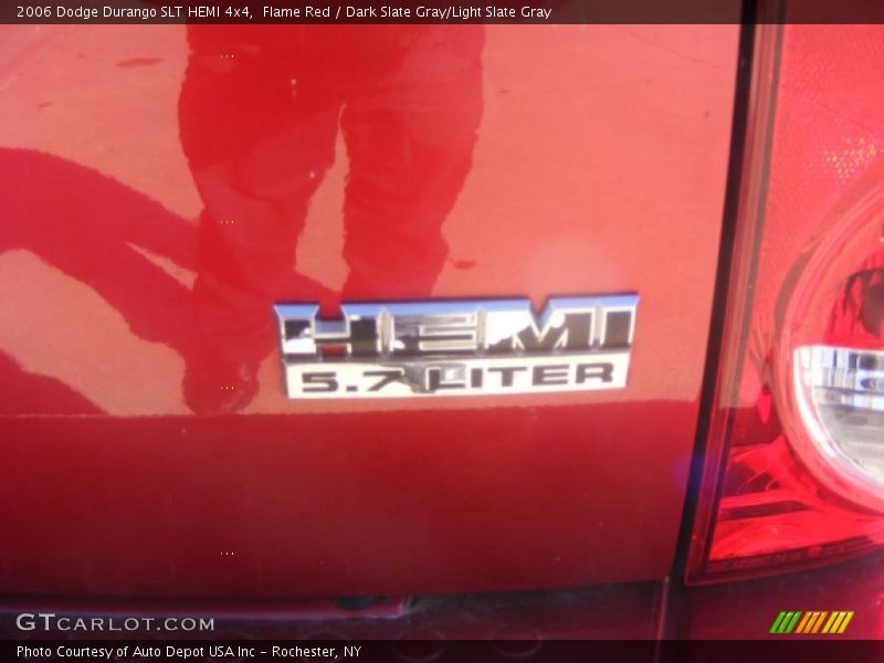 Flame Red / Dark Slate Gray/Light Slate Gray 2006 Dodge Durango SLT HEMI 4x4