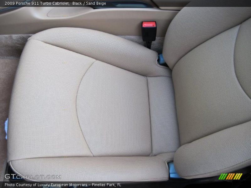 Black / Sand Beige 2009 Porsche 911 Turbo Cabriolet