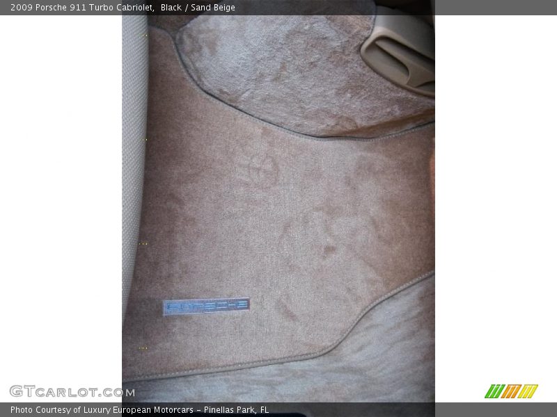 Black / Sand Beige 2009 Porsche 911 Turbo Cabriolet