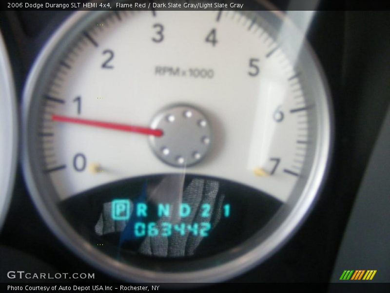 Flame Red / Dark Slate Gray/Light Slate Gray 2006 Dodge Durango SLT HEMI 4x4