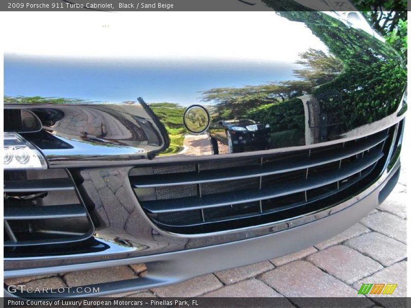 Black / Sand Beige 2009 Porsche 911 Turbo Cabriolet