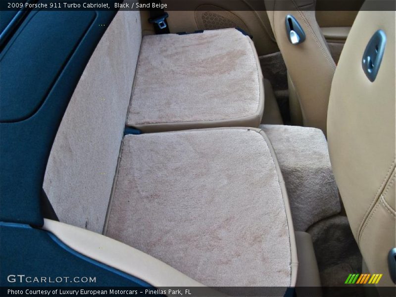 Black / Sand Beige 2009 Porsche 911 Turbo Cabriolet