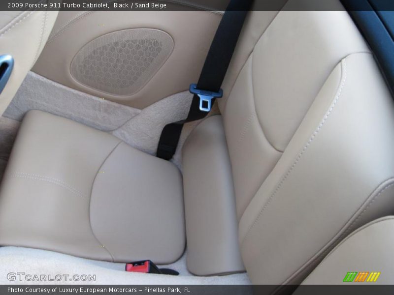 Black / Sand Beige 2009 Porsche 911 Turbo Cabriolet