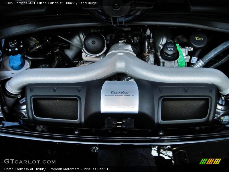  2009 911 Turbo Cabriolet Engine - 3.6 Liter Twin-Turbocharged DOHC 24V VarioCam Flat 6 Cylinder
