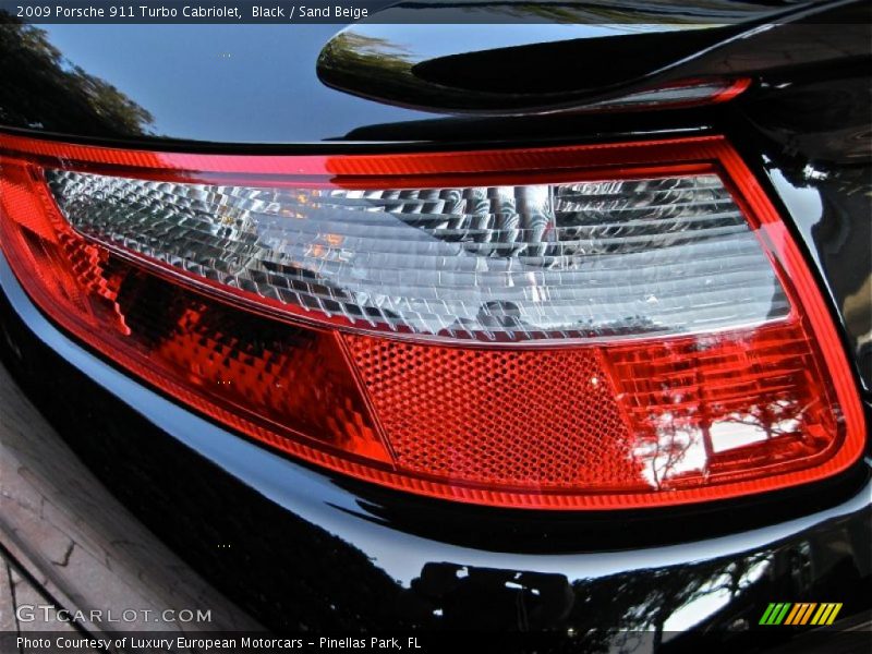 Black / Sand Beige 2009 Porsche 911 Turbo Cabriolet