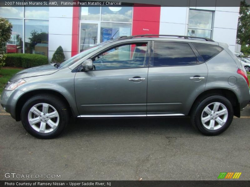 Platinum Pearl Matallic / Charcoal 2007 Nissan Murano SL AWD