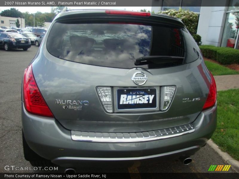 Platinum Pearl Matallic / Charcoal 2007 Nissan Murano SL AWD