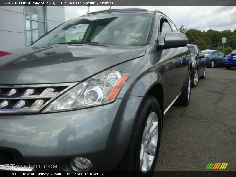 Platinum Pearl Matallic / Charcoal 2007 Nissan Murano SL AWD