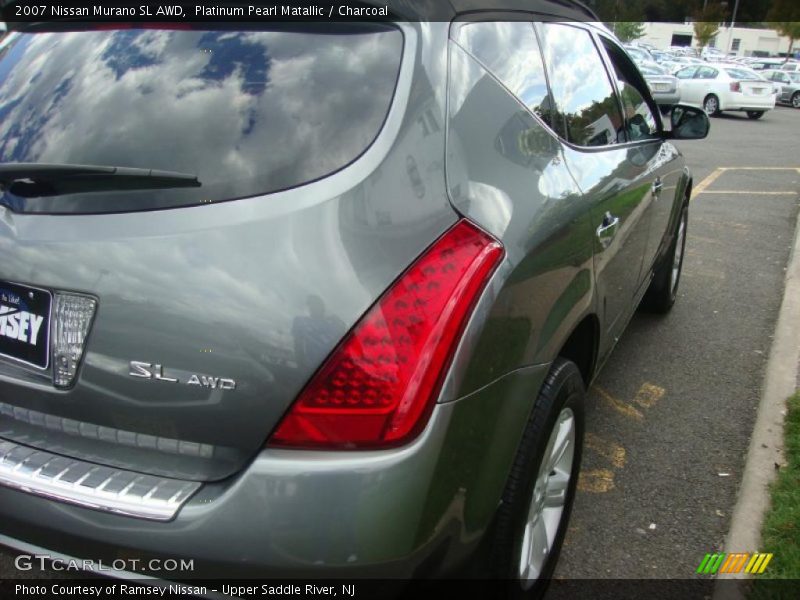 Platinum Pearl Matallic / Charcoal 2007 Nissan Murano SL AWD