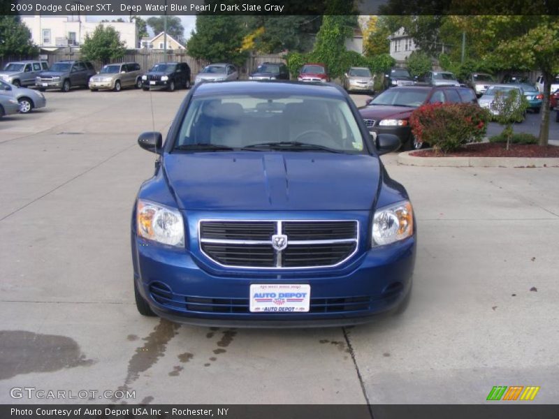 Deep Water Blue Pearl / Dark Slate Gray 2009 Dodge Caliber SXT