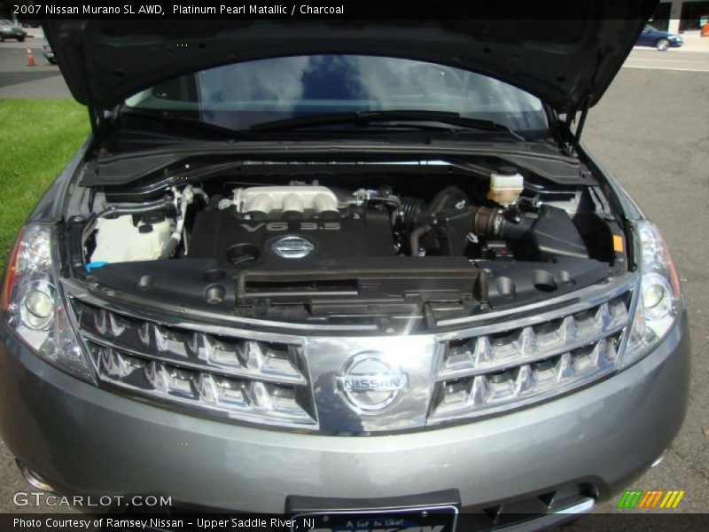 Platinum Pearl Matallic / Charcoal 2007 Nissan Murano SL AWD