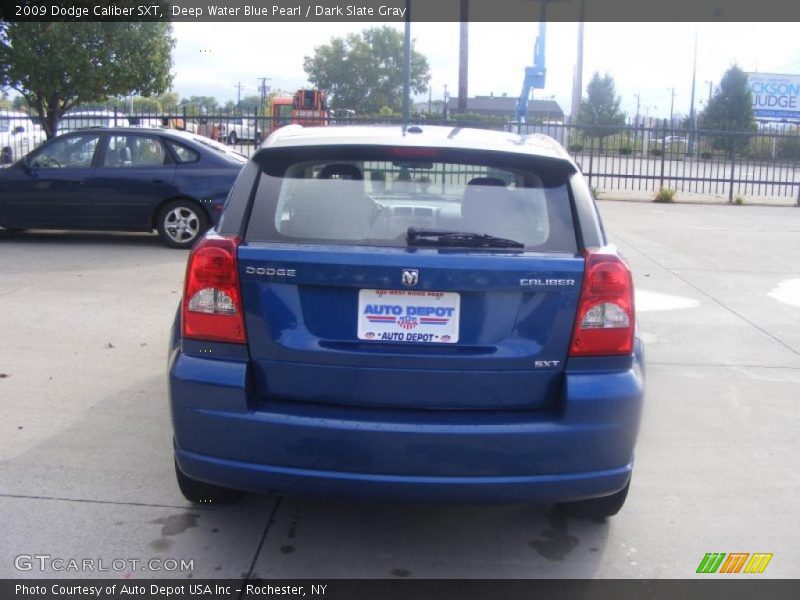 Deep Water Blue Pearl / Dark Slate Gray 2009 Dodge Caliber SXT