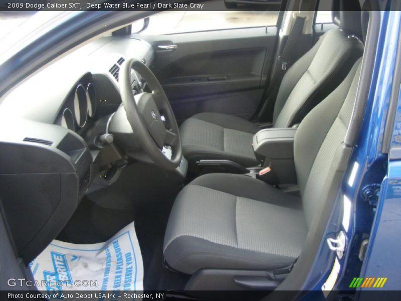 Deep Water Blue Pearl / Dark Slate Gray 2009 Dodge Caliber SXT