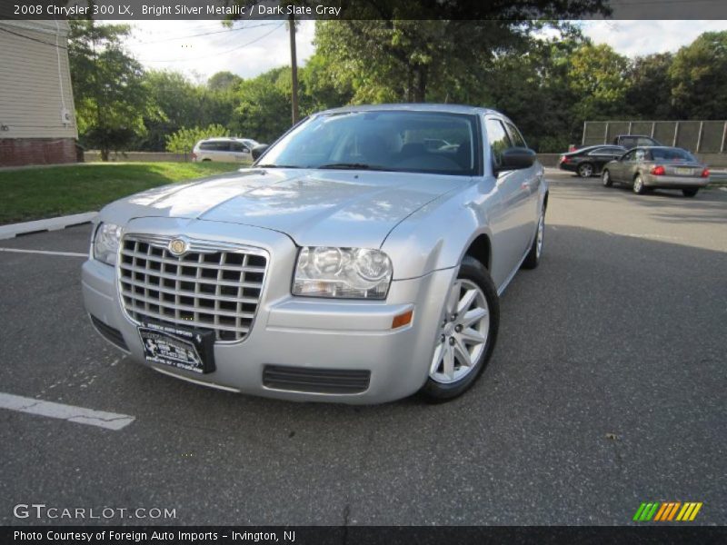 Bright Silver Metallic / Dark Slate Gray 2008 Chrysler 300 LX