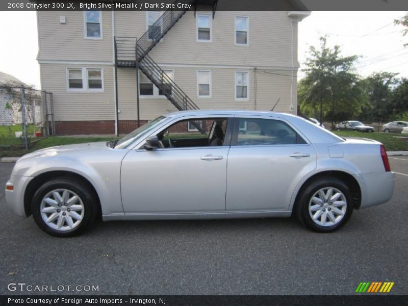 Bright Silver Metallic / Dark Slate Gray 2008 Chrysler 300 LX