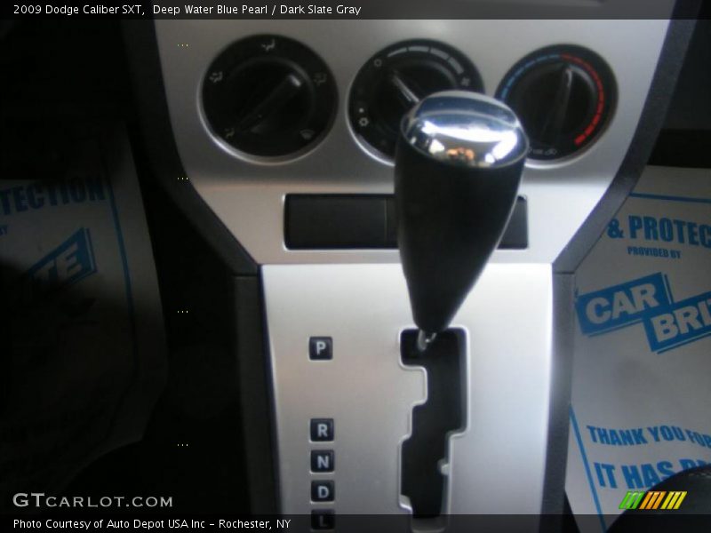 Deep Water Blue Pearl / Dark Slate Gray 2009 Dodge Caliber SXT