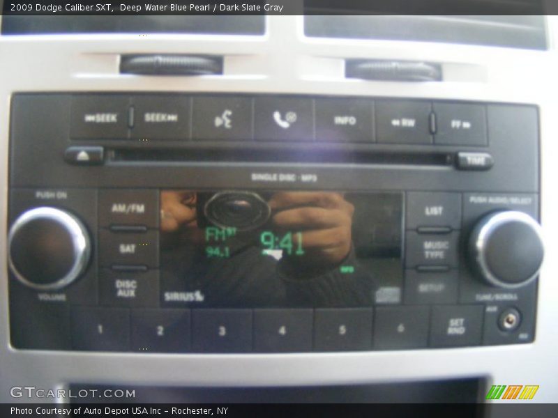 Deep Water Blue Pearl / Dark Slate Gray 2009 Dodge Caliber SXT