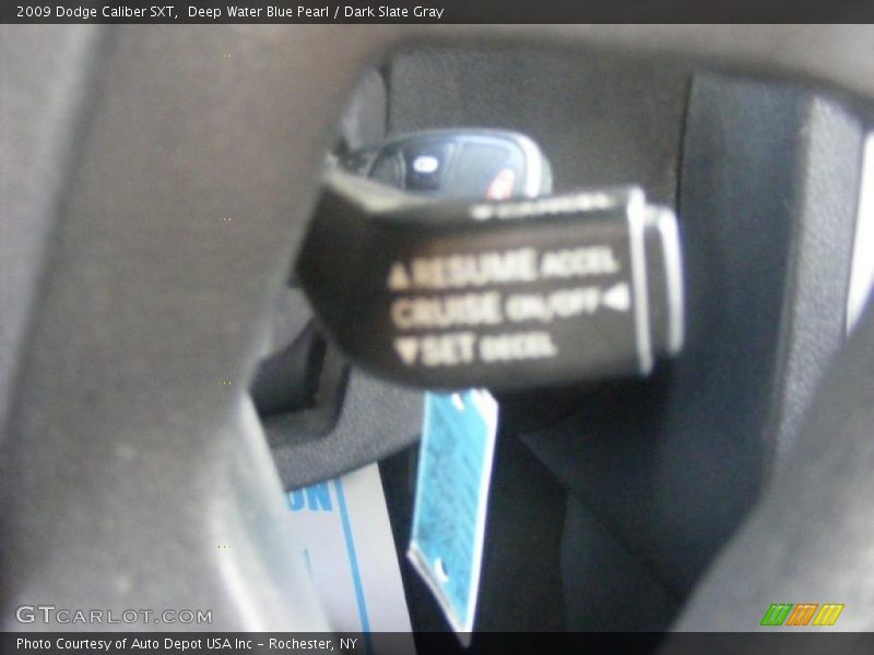 Deep Water Blue Pearl / Dark Slate Gray 2009 Dodge Caliber SXT