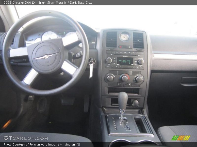 Bright Silver Metallic / Dark Slate Gray 2008 Chrysler 300 LX