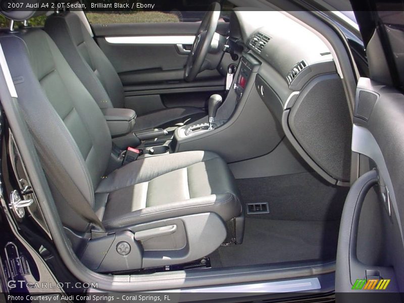 Brilliant Black / Ebony 2007 Audi A4 2.0T Sedan