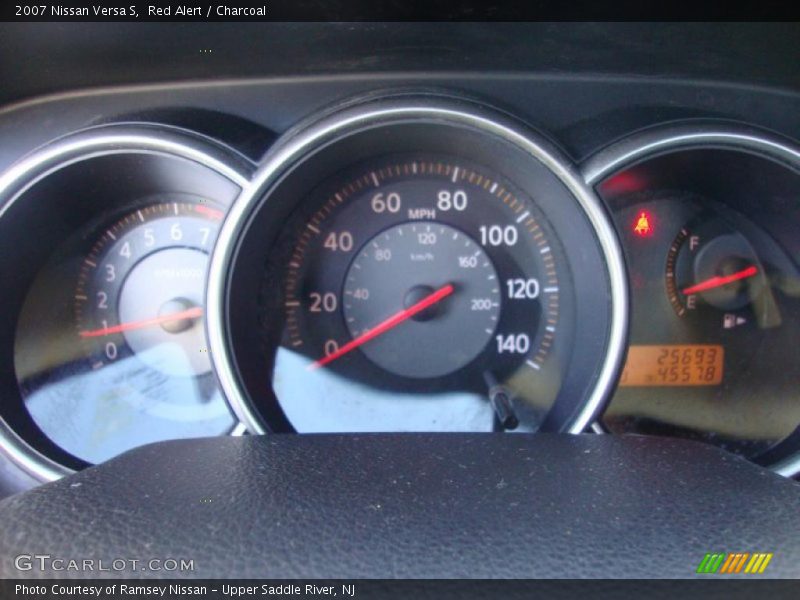 Red Alert / Charcoal 2007 Nissan Versa S