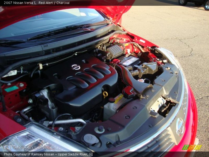 Red Alert / Charcoal 2007 Nissan Versa S