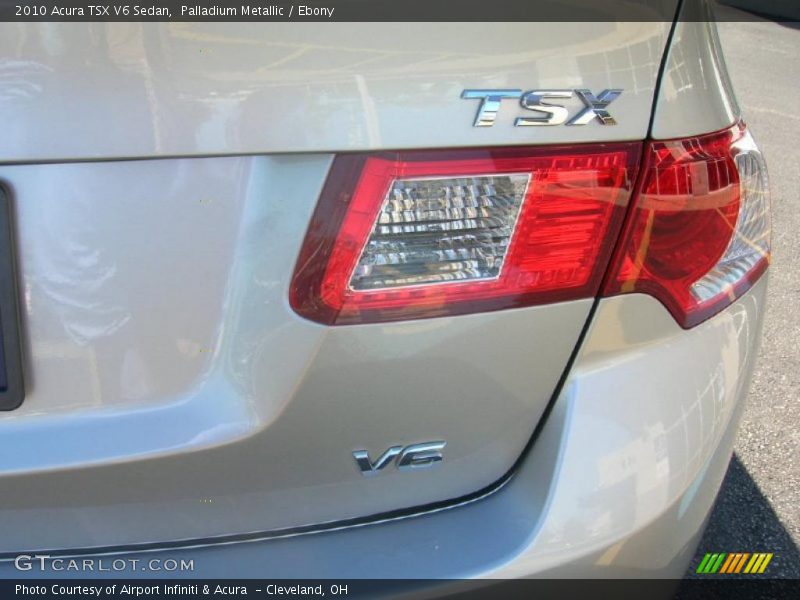 Palladium Metallic / Ebony 2010 Acura TSX V6 Sedan