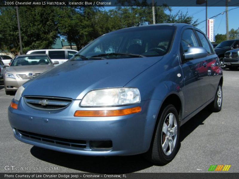 Icelandic Blue / Charcoal 2006 Chevrolet Aveo LS Hatchback