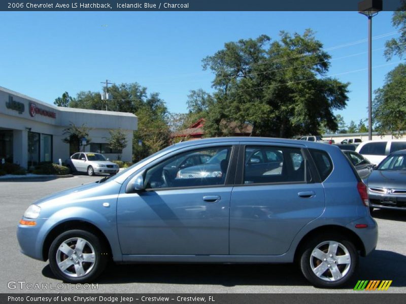 Icelandic Blue / Charcoal 2006 Chevrolet Aveo LS Hatchback