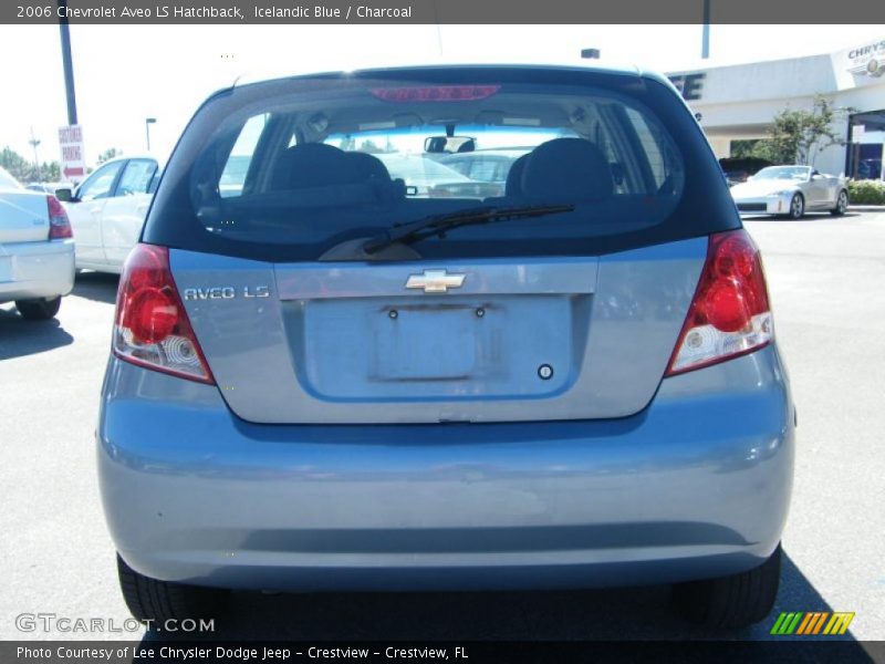 Icelandic Blue / Charcoal 2006 Chevrolet Aveo LS Hatchback