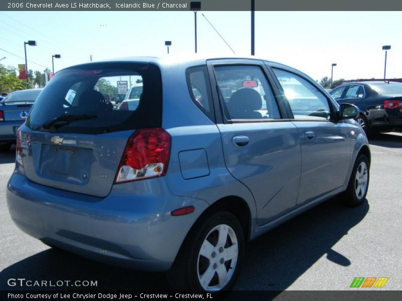 Icelandic Blue / Charcoal 2006 Chevrolet Aveo LS Hatchback