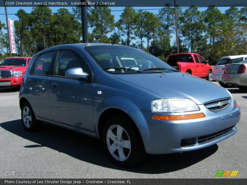 Icelandic Blue / Charcoal 2006 Chevrolet Aveo LS Hatchback