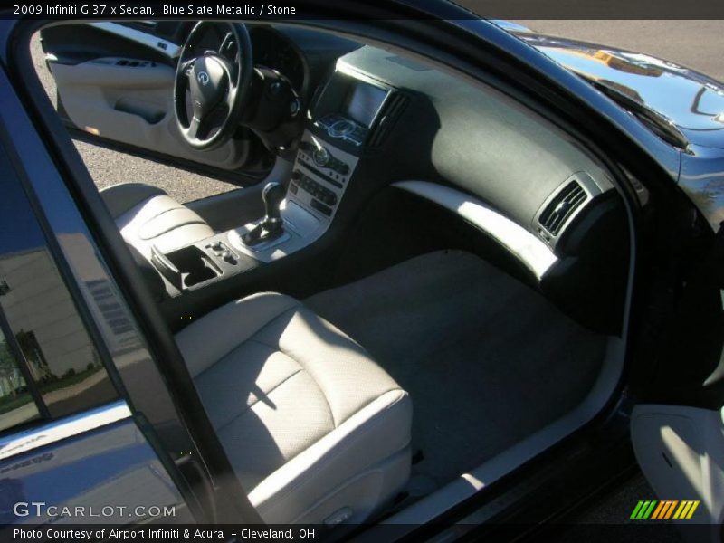 Blue Slate Metallic / Stone 2009 Infiniti G 37 x Sedan