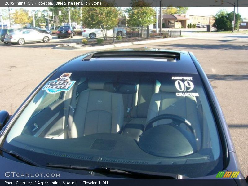 Blue Slate Metallic / Stone 2009 Infiniti G 37 x Sedan