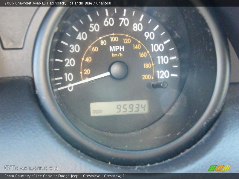 Icelandic Blue / Charcoal 2006 Chevrolet Aveo LS Hatchback