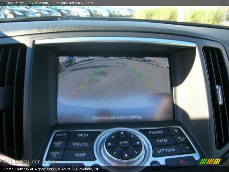 Blue Slate Metallic / Stone 2009 Infiniti G 37 x Sedan