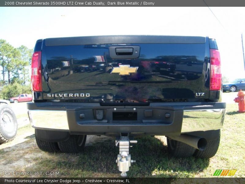 Dark Blue Metallic / Ebony 2008 Chevrolet Silverado 3500HD LTZ Crew Cab Dually