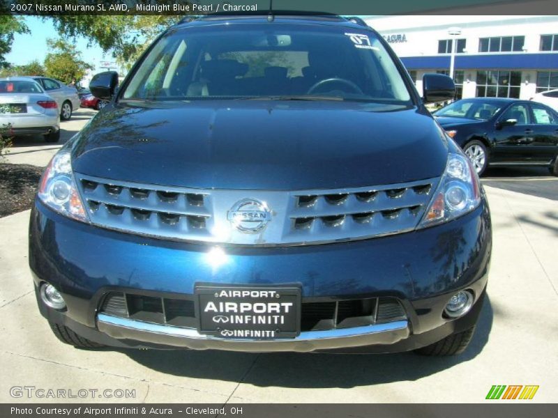 Midnight Blue Pearl / Charcoal 2007 Nissan Murano SL AWD