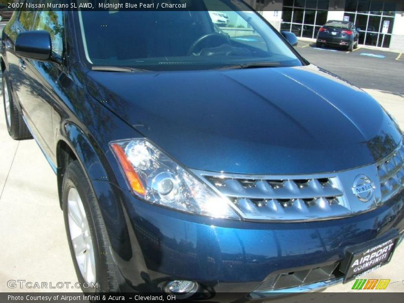 Midnight Blue Pearl / Charcoal 2007 Nissan Murano SL AWD