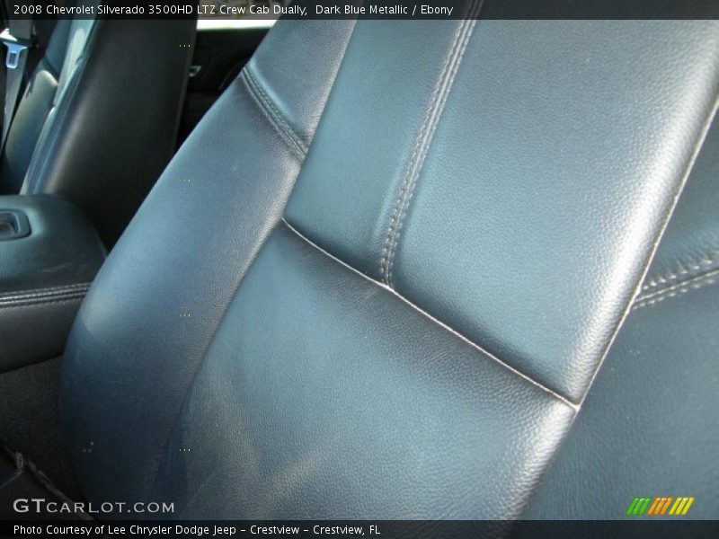 Dark Blue Metallic / Ebony 2008 Chevrolet Silverado 3500HD LTZ Crew Cab Dually