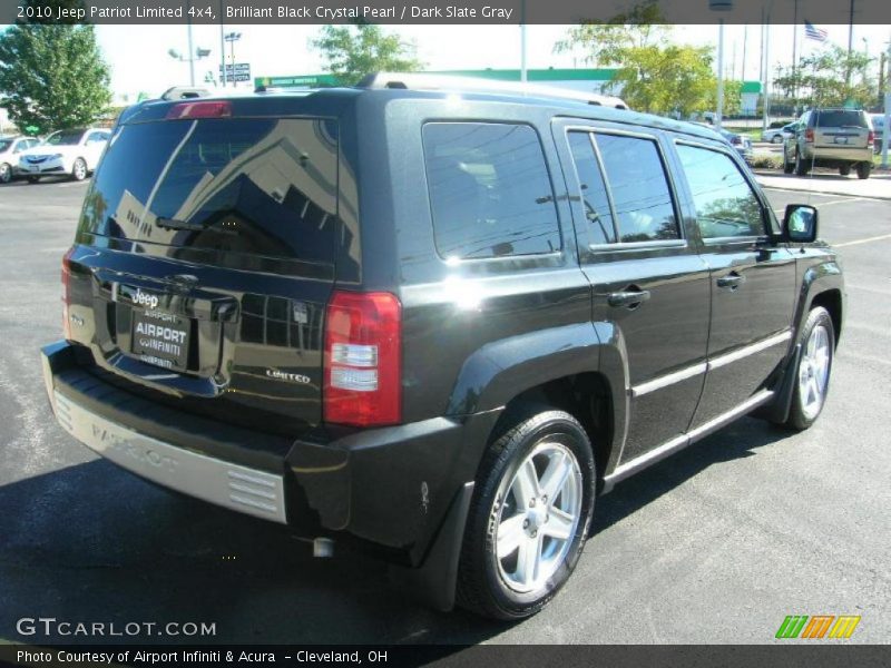 Brilliant Black Crystal Pearl / Dark Slate Gray 2010 Jeep Patriot Limited 4x4