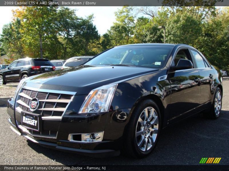 Black Raven / Ebony 2009 Cadillac CTS 4 AWD Sedan