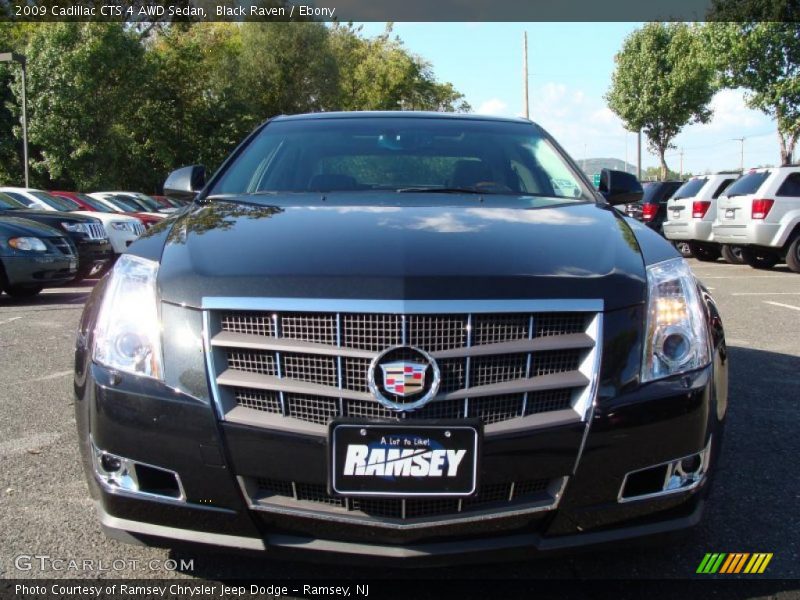 Black Raven / Ebony 2009 Cadillac CTS 4 AWD Sedan