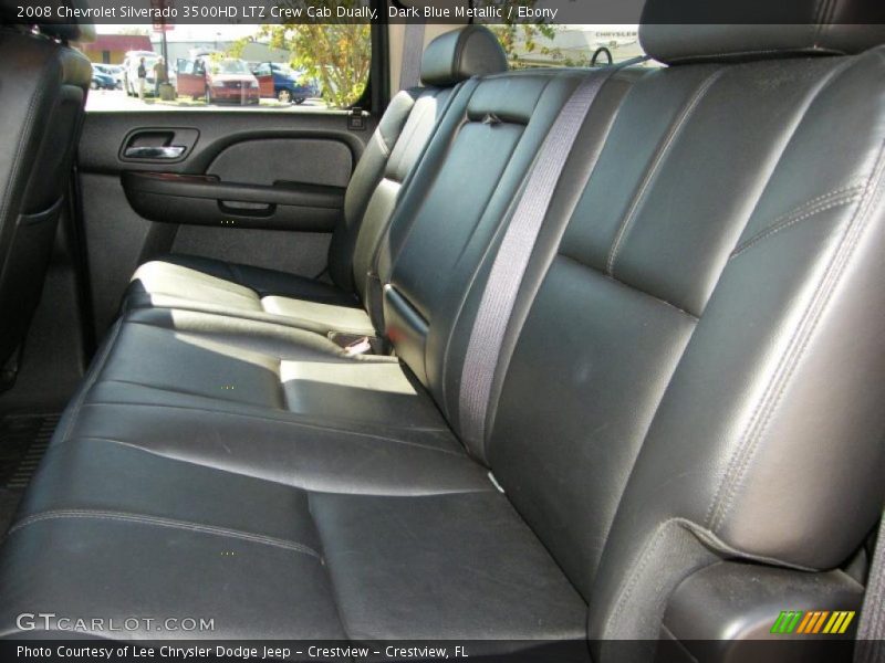 Dark Blue Metallic / Ebony 2008 Chevrolet Silverado 3500HD LTZ Crew Cab Dually