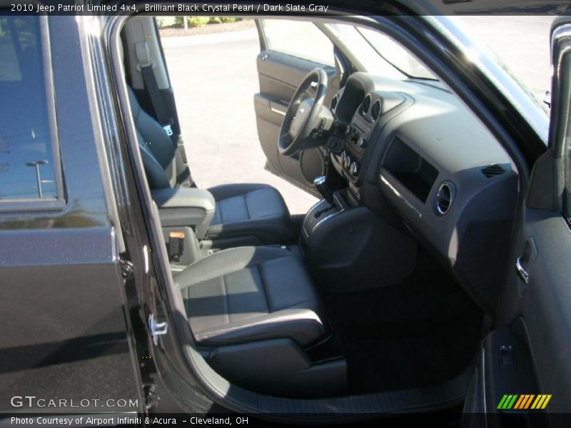 Brilliant Black Crystal Pearl / Dark Slate Gray 2010 Jeep Patriot Limited 4x4