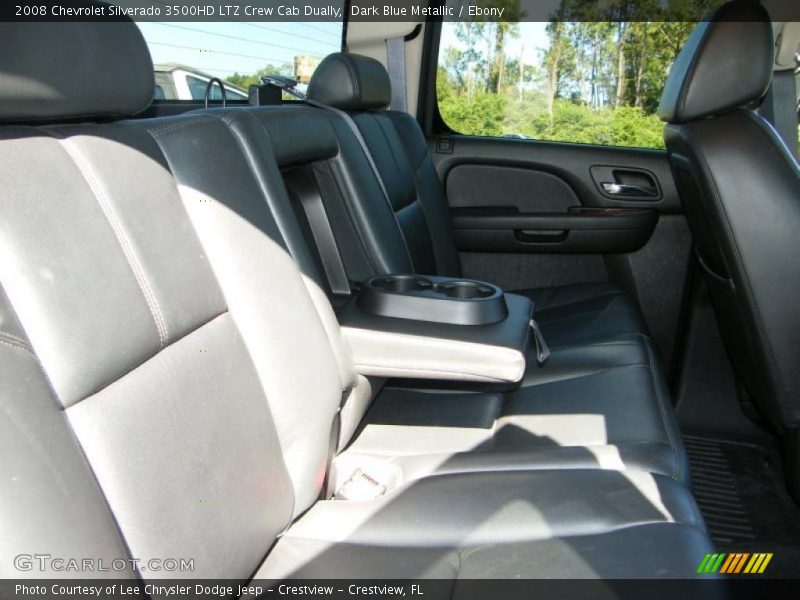 Dark Blue Metallic / Ebony 2008 Chevrolet Silverado 3500HD LTZ Crew Cab Dually