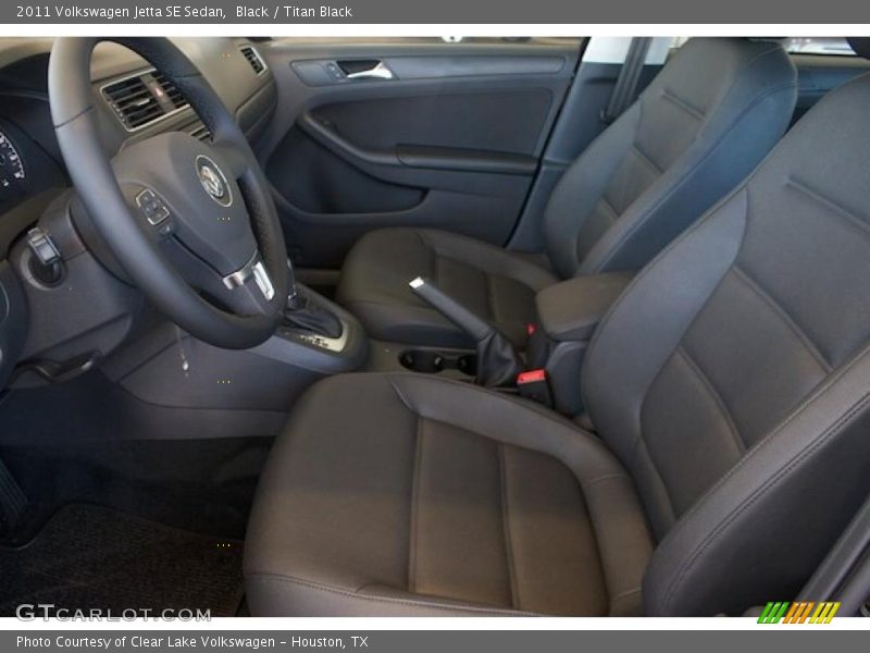 Black / Titan Black 2011 Volkswagen Jetta SE Sedan
