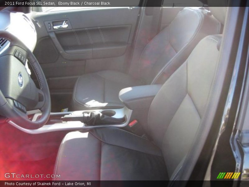 Ebony Black / Charcoal Black 2011 Ford Focus SEL Sedan